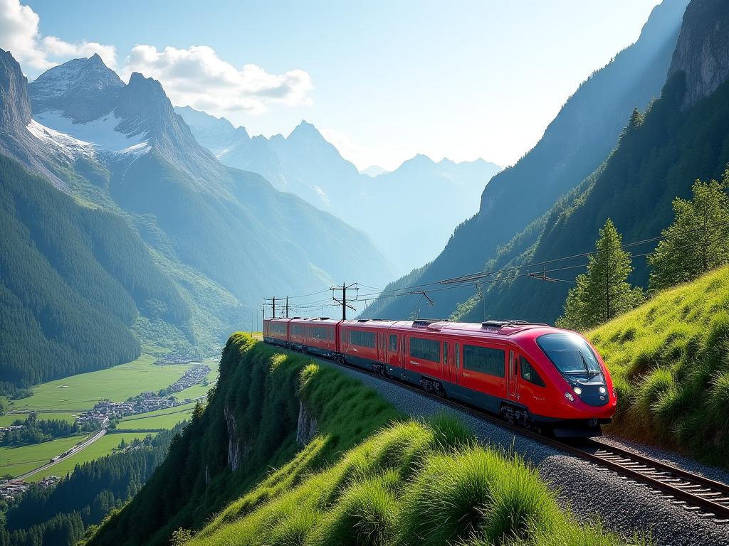Glacier Express Panorama Luxus Zug