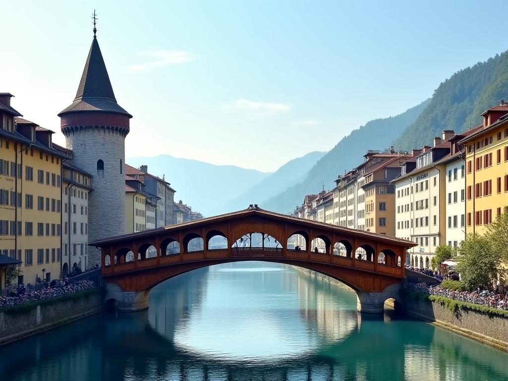 Luzern Kapellbrücke Sightseeing